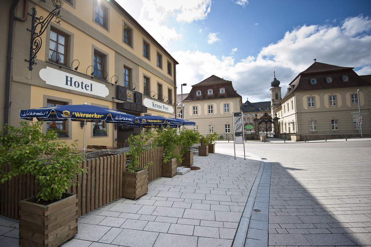 Hotel Krone-Post Werneck Exterior foto